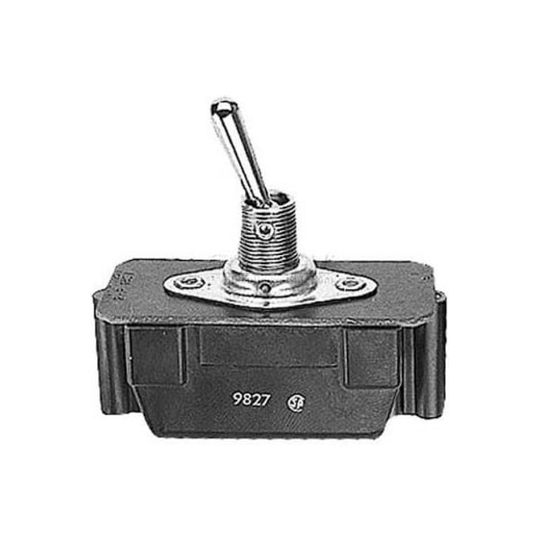 Toggle Switch, 250V, 20A, Black/Silver, For Alto-Shaam, SW-3040